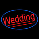 Oval Red Wedding Handmade Art Neon Sign