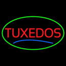 Oval Tuxedos Blue Line Handmade Art Neon Sign