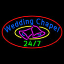 Oval Wedding Chapel With Bell Handmade Art Neon Sign