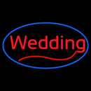 Oval Wedding Cursive Handmade Art Neon Sign