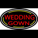 Oval Wedding Gown Handmade Art Neon Sign