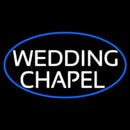 Oval White Wedding Chapel Handmade Art Neon Sign