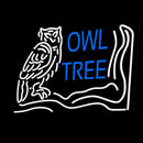 Owl Tree Handmade Art Neon Sign