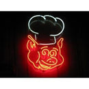 PIG CHEF Handmade Art Neon Sign