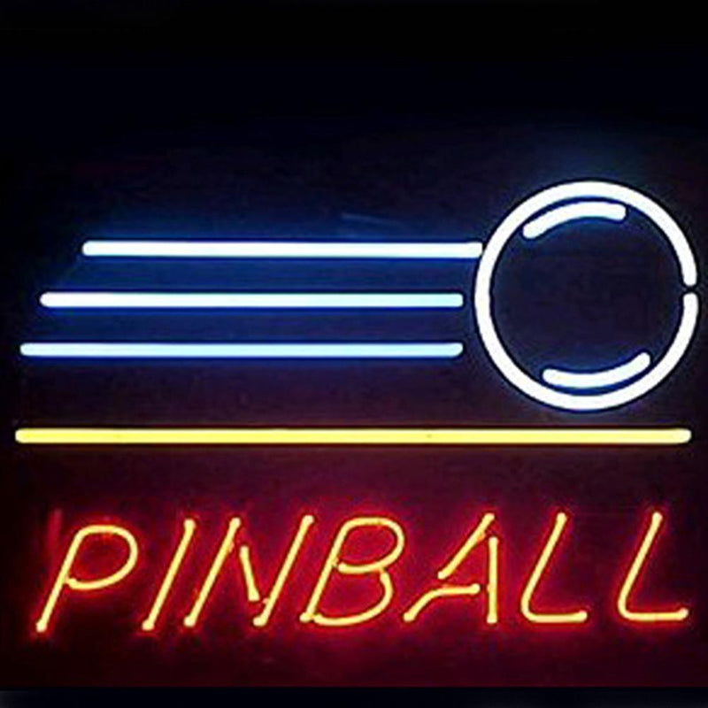 Professional  Pinball Shop Open Neon Sign