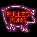 PULLED PORK Handmade Art Neon Sign