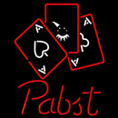 Pabst Ace And Poker Beer Sign Handmade Art Neon Sign
