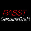Pabst White Genuine Draft Beer Sign Handmade Art Neon Sign