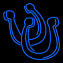 Pair Of Horse Shoe Handmade Art Neon Sign