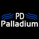 Palladium White With Blue Line Handmade Art Neon Sign