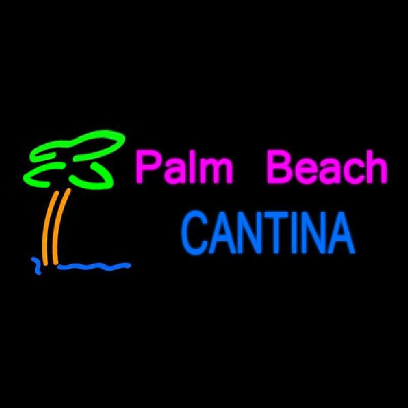 Palm Beach Cantina Handmade Art Neon Sign