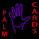 Palm Card Hands Handmade Art Neon Sign
