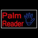 Palm Reader White Border Handmade Art Neon Sign
