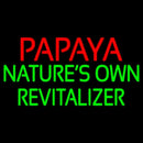 Papaya Natures Own Revitalize Handmade Art Neon Sign