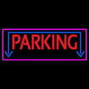 Parking With Down Arrow Handmade Art Neon Sign