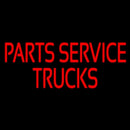 Parts Service Trucks Handmade Art Neon Sign