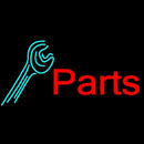 Parts With Wrench Handmade Art Neon Sign