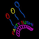 Party Sushi Handmade Art Neon Sign