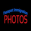 Passport Immigration Photos Handmade Art Neon Sign