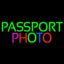 Passport Multi Color Photo Handmade Art Neon Sign