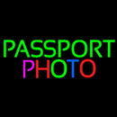 Passport Photo Handmade Art Neon Sign