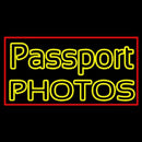 Passport Photos Block Handmade Art Neon Sign