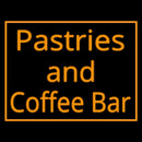 Pastries N Coffee Bar Handmade Art Neon Sign