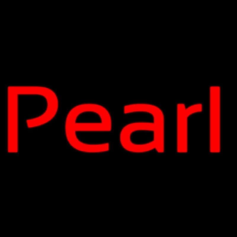 Pearl Red Handmade Art Neon Sign