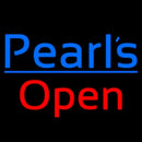 Pearls Open Handmade Art Neon Sign