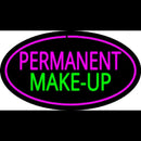 Permanent Make Up Oval Pink Handmade Art Neon Sign