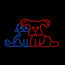 Pet Dog Logo Handmade Art Neon Sign