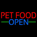 Pet Food Open 1 Handmade Art Neon Sign