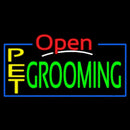 Pet Grooming Open Handmade Art Neon Sign