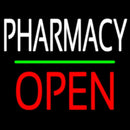 Pharmacy Block Open Green Line Handmade Art Neon Sign