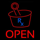 Pharmacy Logo Open Handmade Art Neon Sign