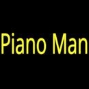 Piano Man Handmade Art Neon Sign