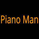 Piano Man Handmade Art Neon Sign