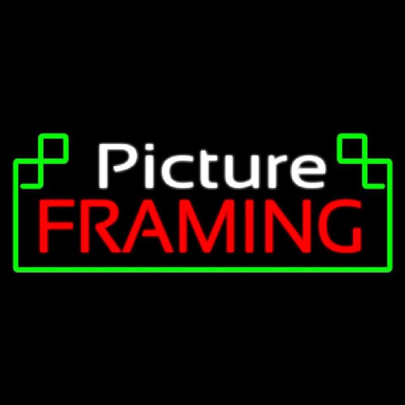 Picture Framing Handmade Art Neon Sign