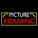 Picture Framing With Frame Logo Handmade Art Neon Sign