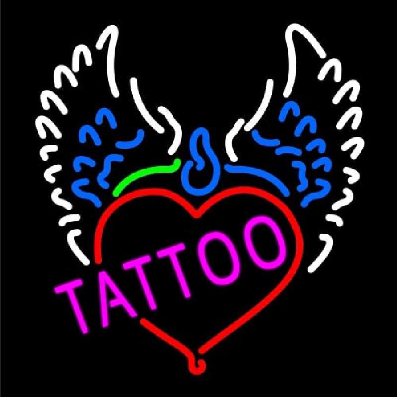 Piercing Tattoo Addiction Logo Handmade Art Neon Sign