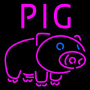 Pig Logo Handmade Art Neon Sign