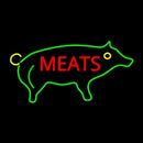 Pig Meats Handmade Art Neon Sign