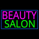 Pink Beauty Salon Green With Blue Border Handmade Art Neon Sign