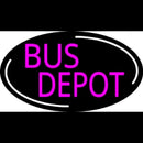 Pink Bus Depot Handmade Art Neon Sign