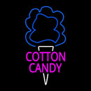 Pink Cotton Candy Handmade Art Neon Sign