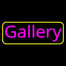 Pink Cursive Gallery With Border Handmade Art Neon Sign