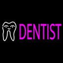 Pink Dentist Logo Handmade Art Neon Sign