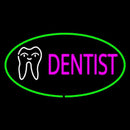 Pink Dentist Oval Green Handmade Art Neon Sign