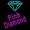 Pink Diamond Handmade Art Neon Sign