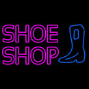 Pink Double Stroke Shoe Shop Handmade Art Neon Sign